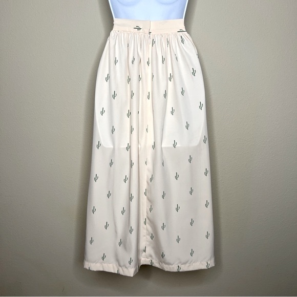 ANTHROPOLOGIE / CHRISTINE ALCALAY Cacti Midi Skirt - Sz S - Picture 8 of 13